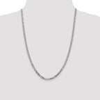 Sterling Silver Curb Chain Necklace 4mm