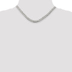 Sterling Silver Curb Chain Necklace 6mm