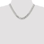 Sterling Silver Curb Chain Necklace 8.5mm