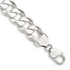 Sterling Silver 14mm Beveled Curb Chain