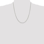 Sterling Silver 2mm Rolo Chain Anklet