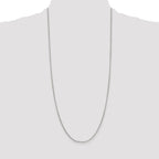 Sterling Silver 2mm Rolo Chain Anklet