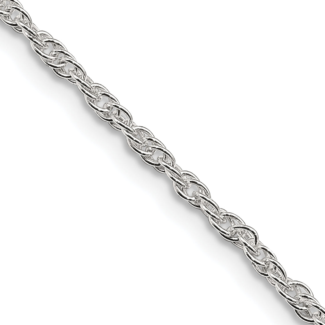 Sterling Silver 2mm Loose Rope Chain Main image
