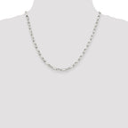 Sterling Silver 5mm Elongated Open Link Chain