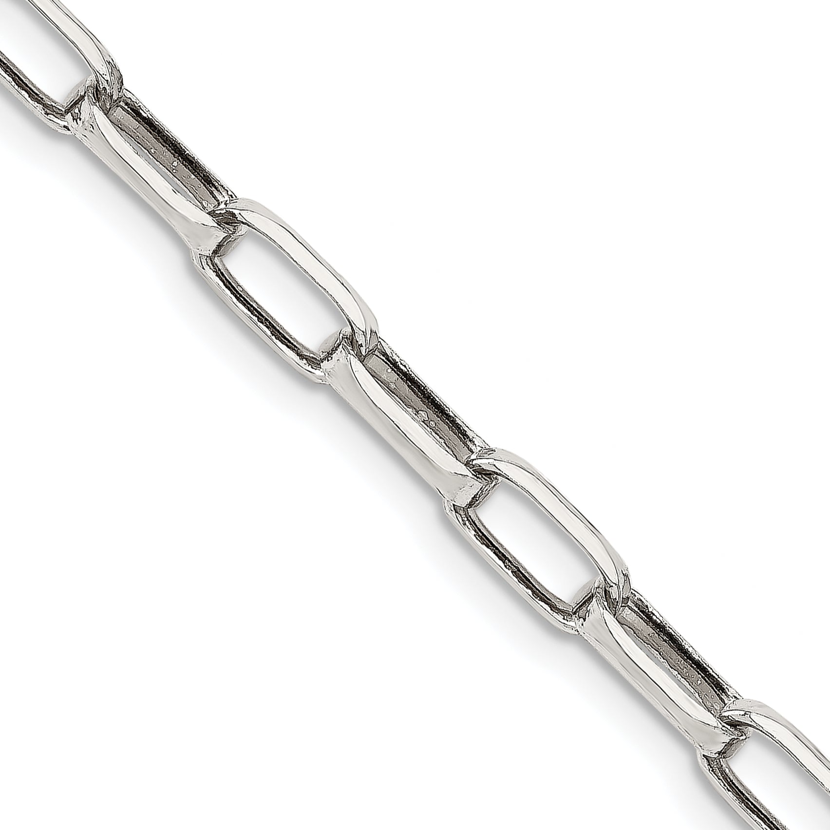 Sterling Silver 5mm Elongated Open Link Chain Main image
