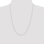 Sterling Silver Rolo Chain Necklace 1.5mm