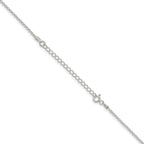 Sterling Silver 1.5mm Rolo Chain With Extension ext.