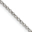 Sterling Silver Rolo Chain Necklace 1.5mm