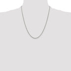 Sterling Silver 2mm Rolo Chain With Extension ext.