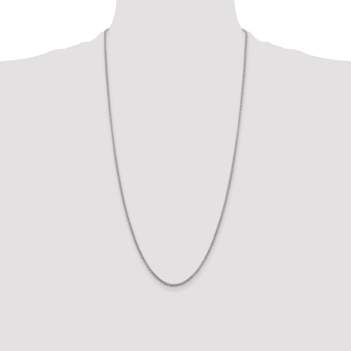 Sterling Silver 2mm Rolo Chain