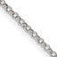 Sterling Silver Rolo Chain Necklace 2mm