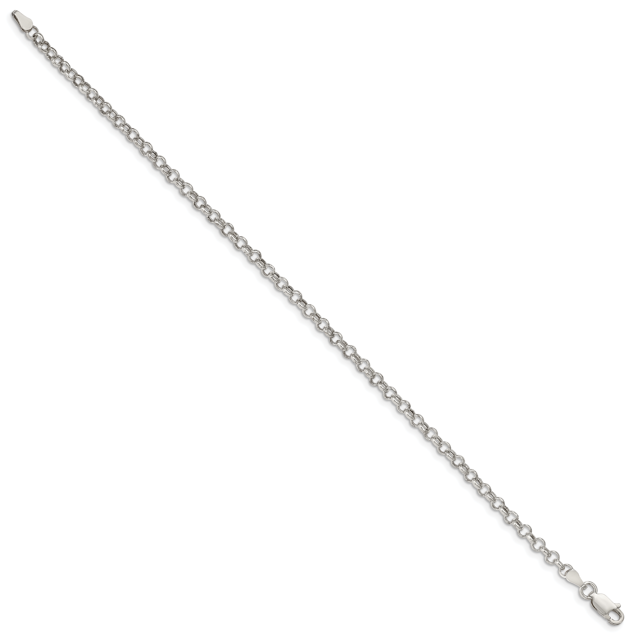 Rolo Chain Necklace in Sterling Silver, 3mm Secondary image