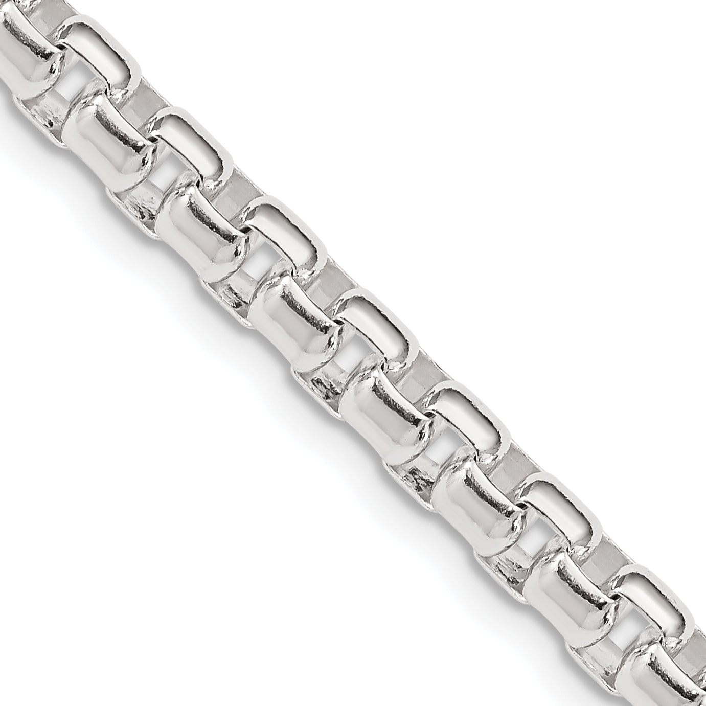 Sterling Silver 5.2mm Round Box Chain Secondary image