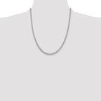 Sterling Silver Polished 3.15mm Curb Chain