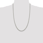 Sterling Silver Polished 3.15mm Curb Chain