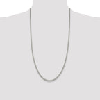 Sterling Silver Polished 3.15mm Curb Chain