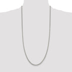 Sterling Silver Polished 3.15mm Curb Chain