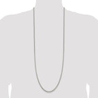 Sterling Silver Polished 3.15mm Curb Chain
