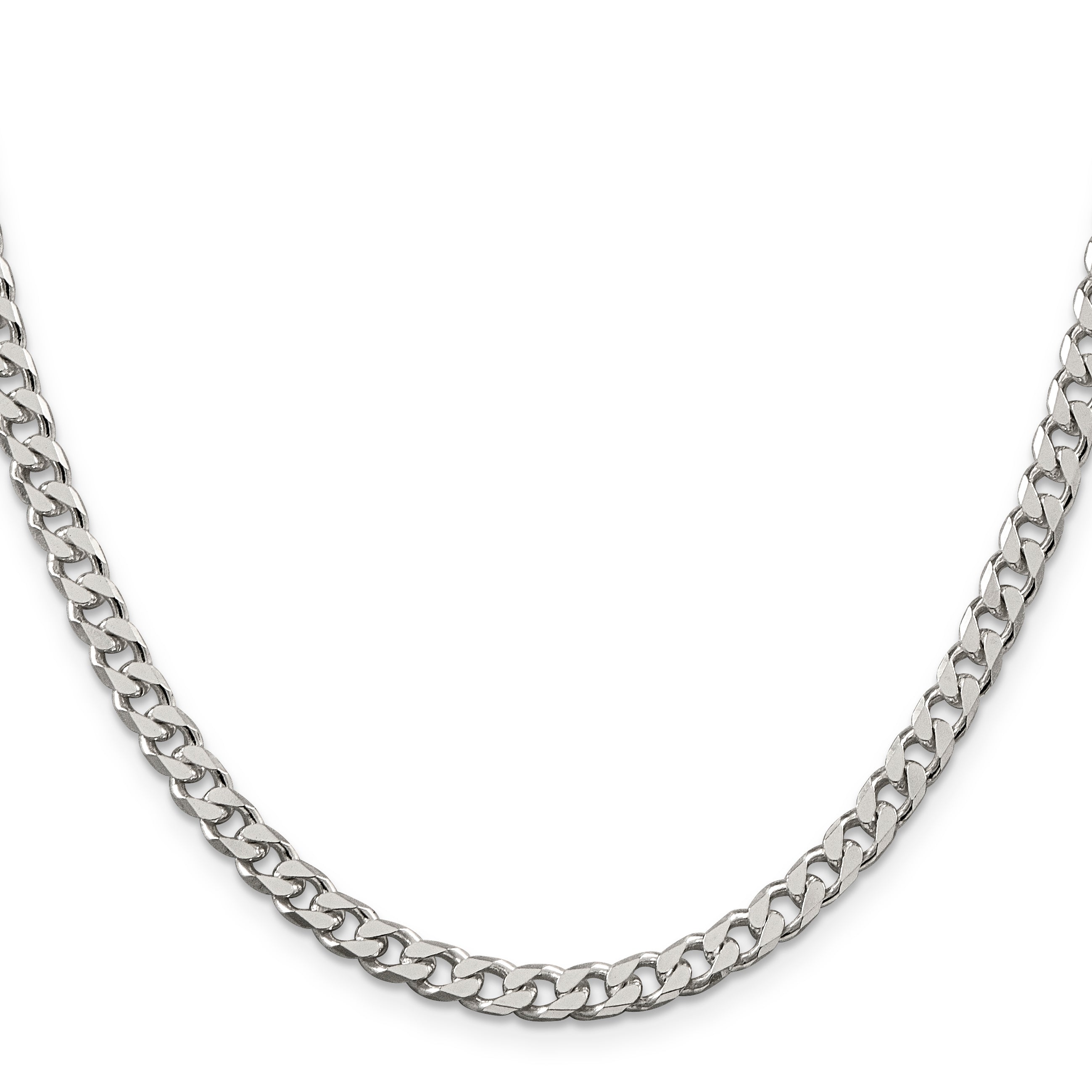 Sterling Silver Polished 5mm Curb Chain Main image