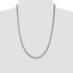 Sterling Silver Curb Chain Necklace 5mm
