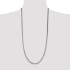 Sterling Silver Polished 5mm Curb Chain