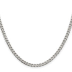 Sterling Silver Curb Chain Necklace 3.5mm