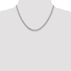 Sterling Silver Curb Chain Necklace 3.5mm