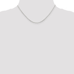 Sterling Silver 1.75mm Elongated Open Link Chain