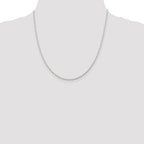 Sterling Silver 2mm Elongated Open Link Chain