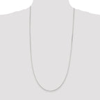 Sterling Silver 2mm Elongated Open Link Chain