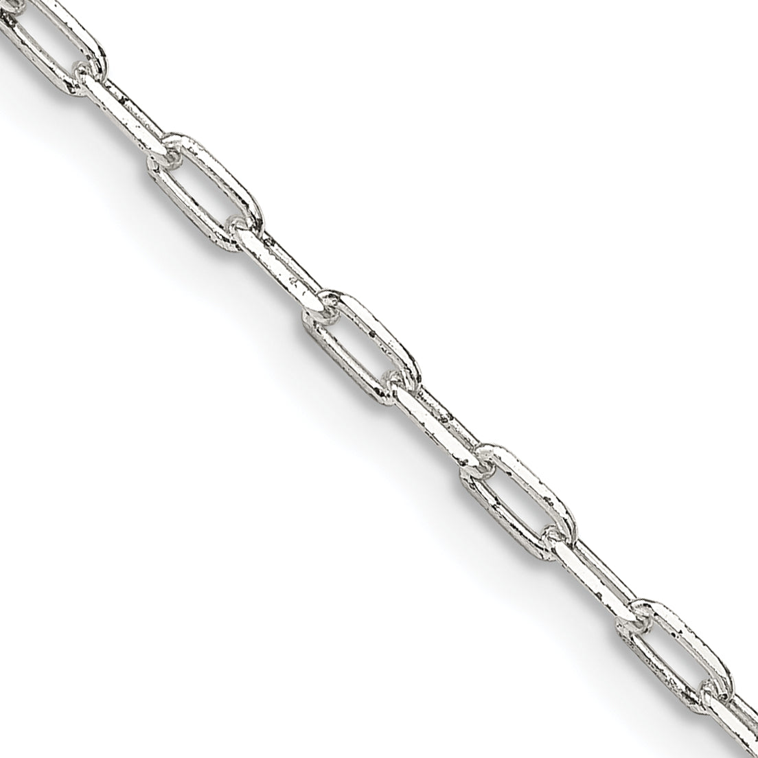 Sterling Silver 2mm Elongated Open Link Chain Main image