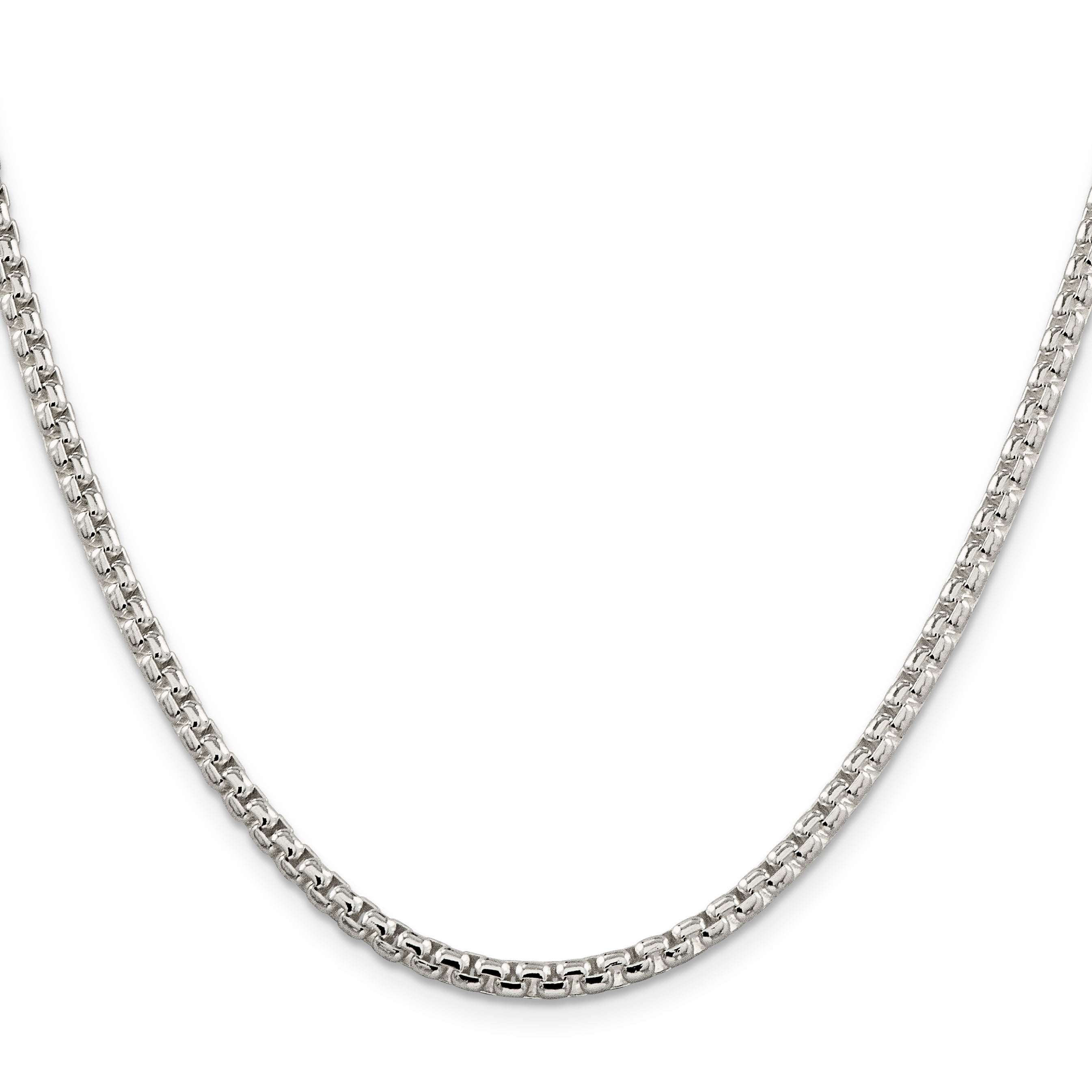 Sterling Silver 3.6mm Round Box Chain Secondary image