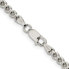 Sterling Silver Box Chain Necklace 3.6mm