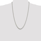 Sterling Silver Box Chain Necklace 3.6mm