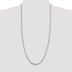Sterling Silver 3.6mm Round Box Chain