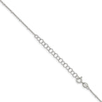 Sterling Silver Rolo Chain Necklace 1.25mm