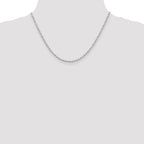 Sterling Silver 3mm Fancy Beaded Chain