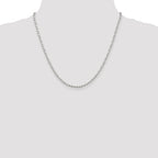 Sterling Silver 3mm Fancy Beaded Chain