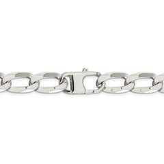 Sterling Silver 12.35mm Elongated Open Link Chain
