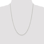 Sterling Silver 1.75mm Fancy Wave Flat Link Chain