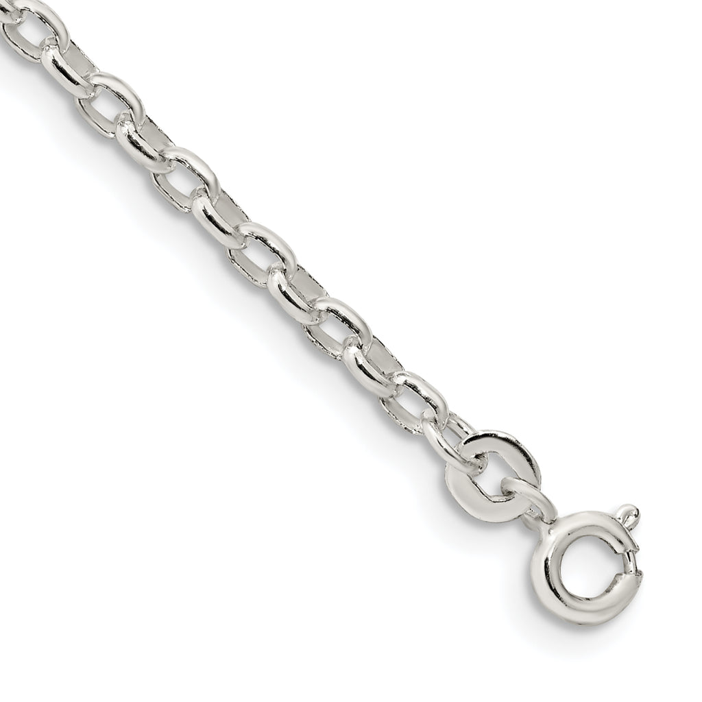 Sterling Silver Rolo Chain Bracelet 2.75mm