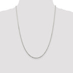 Sterling Silver 2mm Flat Link Cable Chain
