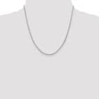 Sterling Silver 2.75mm Flat Link Cable Chain