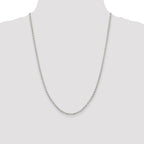 Sterling Silver 2.75mm Flat Link Cable Chain