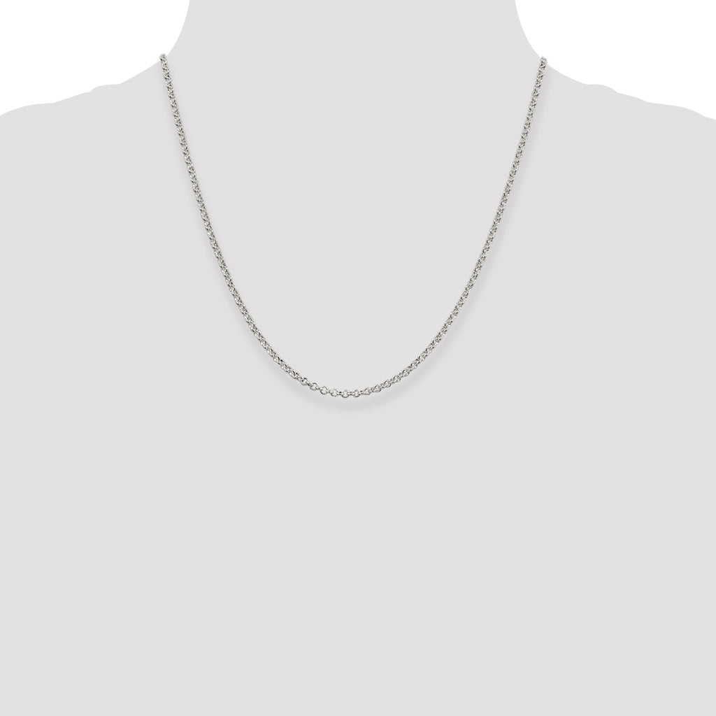 Sterling Silver 2.8mm Rolo Chain