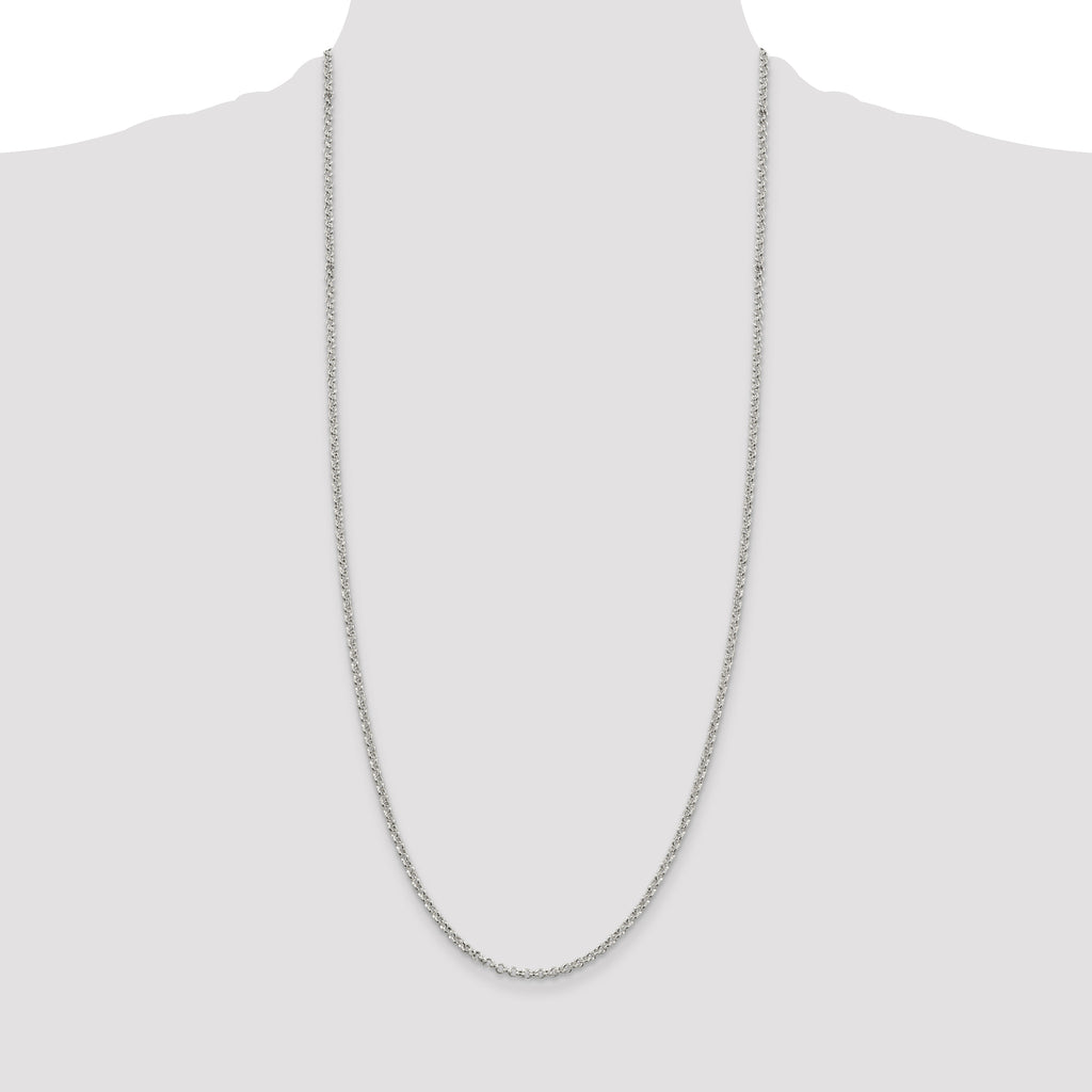 Sterling Silver 2.8mm Rolo Chain