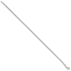 Sterling Silver 2.8mm Rolo Chain Anklet