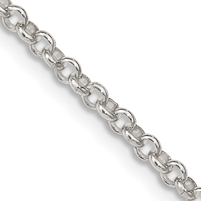 Sterling Silver 2.8mm Rolo Chain