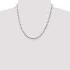 Sterling Silver 3.1mm Flat Rope Chain