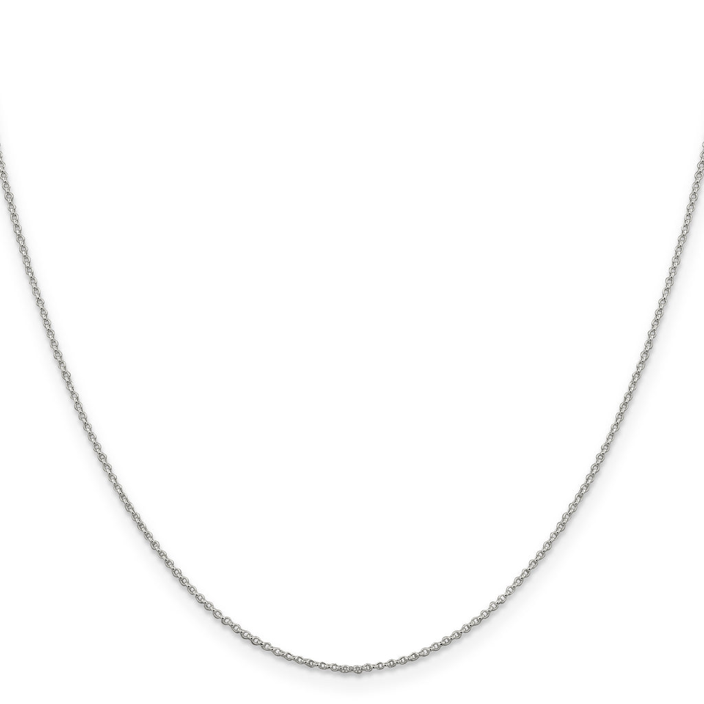 Sterling Silver Rolo Chain Necklace 1.1mm